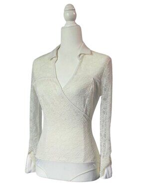 BEBE faux wrap bodysuit